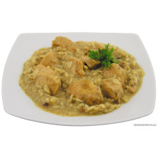 Pollo al curry con arroz