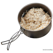 Copas de avena con manzana