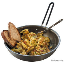 Huevos revueltos con cebolla