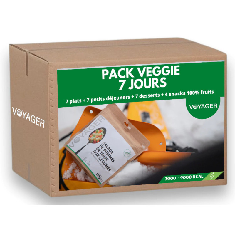Pack vegetariano de 7 días