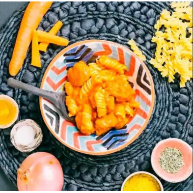 Albóndigas vegetales con pasta