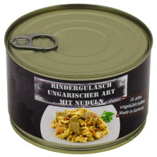 Gulasch de ternera con tallarines
