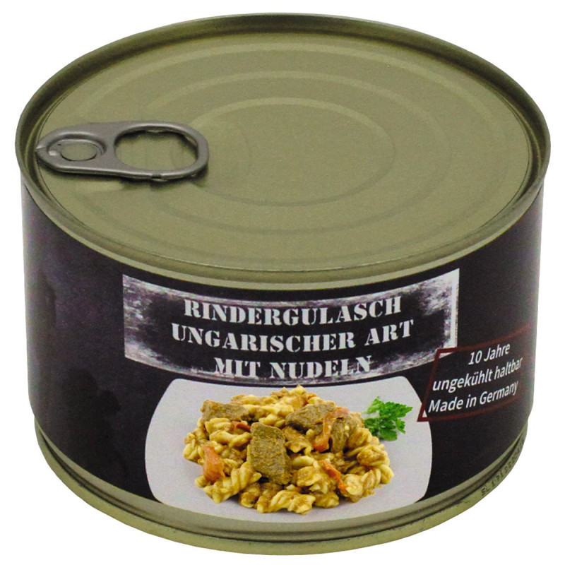 Gulasch de ternera con tallarines
